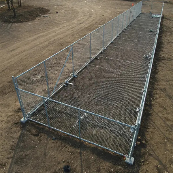 Chain Link Fence installing