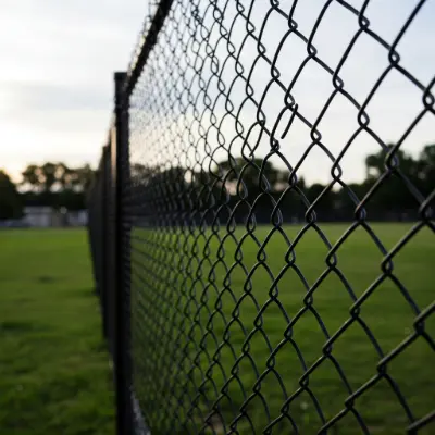 Black Chain Link Fencing