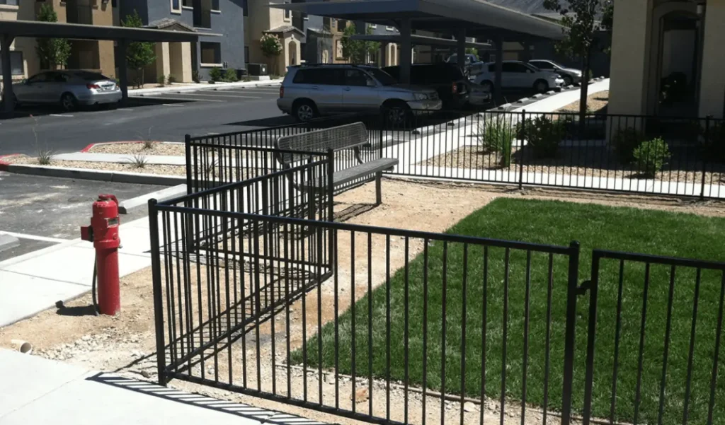 Decorative Fences in A residential Area