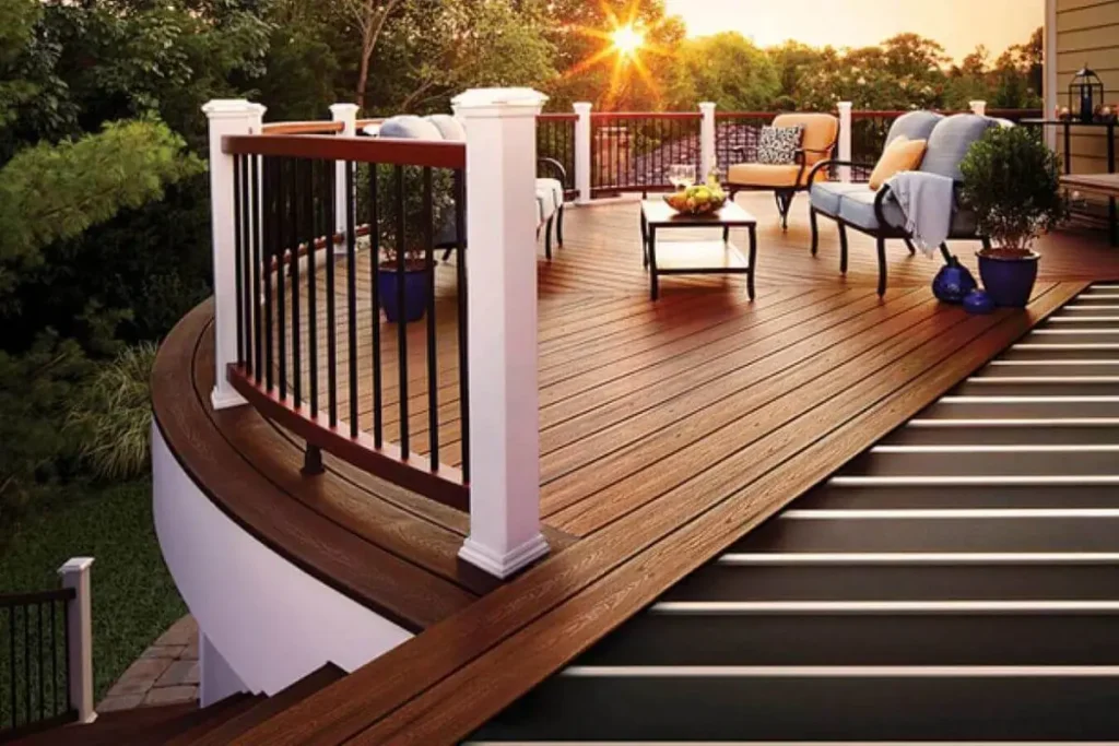Beautiful Deck in a residential house