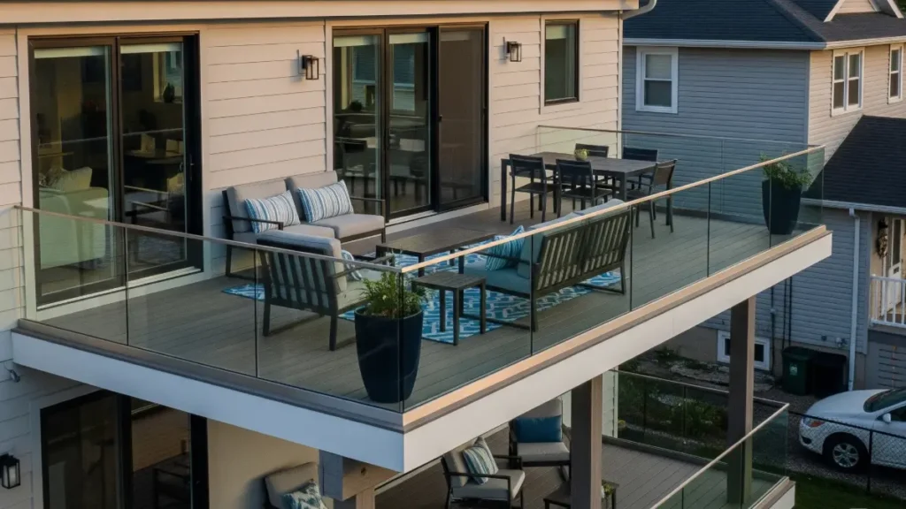 Second Story Deck Installed in buffalo ny