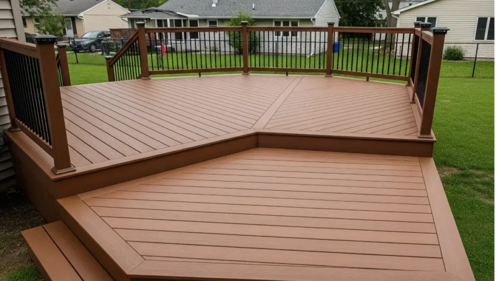 Installed vinyl Deck in buffalo NY