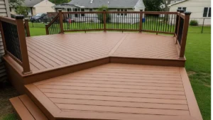 Installed vinyl Deck in buffalo NY