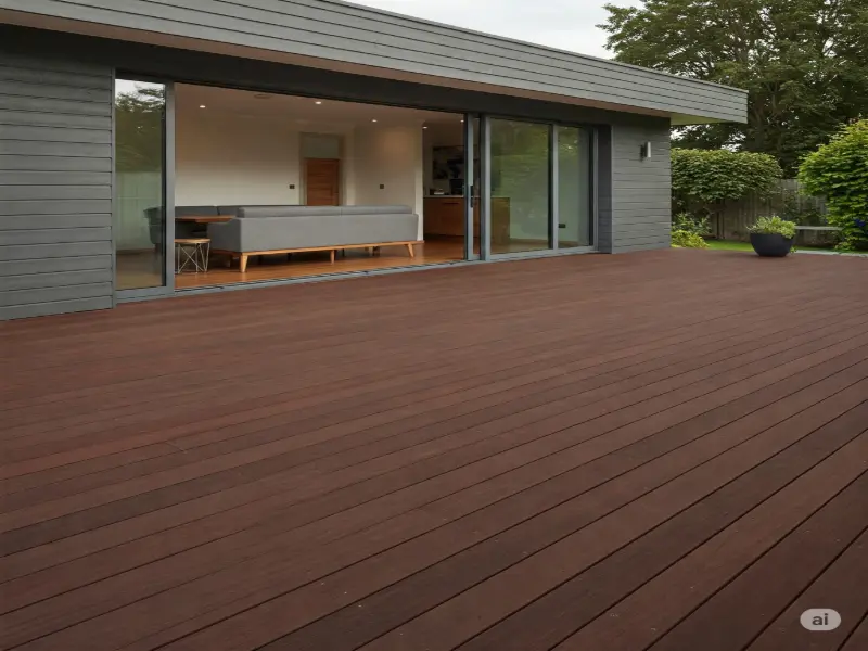 Wolf decking build in residential home