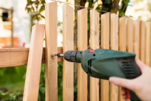Professional fencing in Clarence NY surrounding a residential backyard