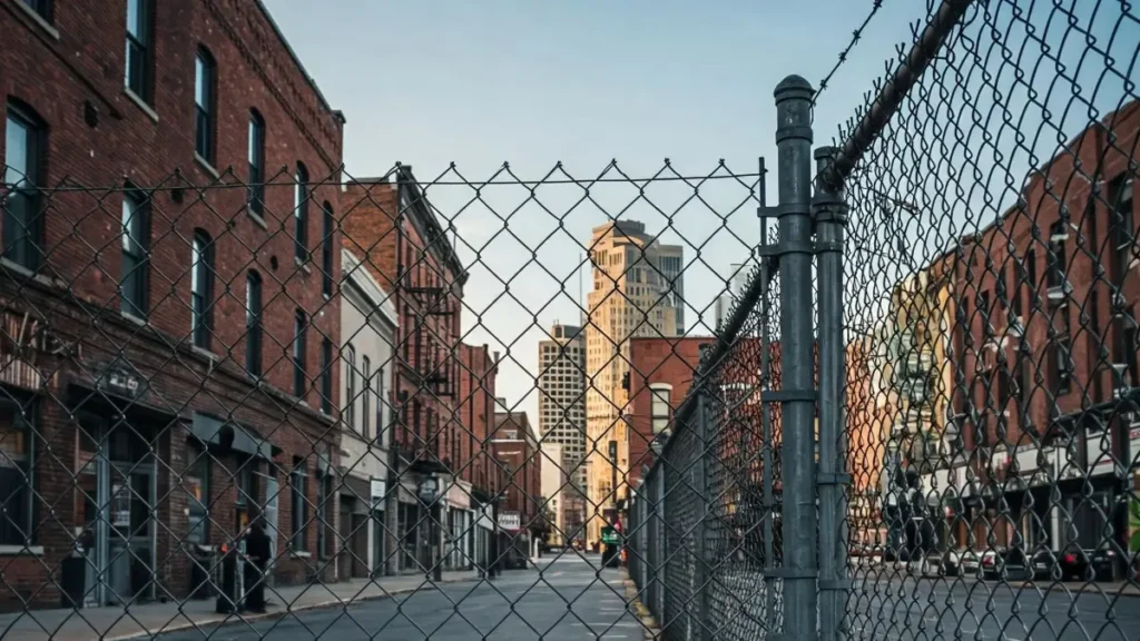 Chain link fence built in buffalo ny