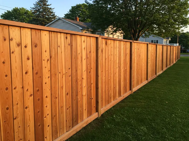 wood fence in blackrock NY