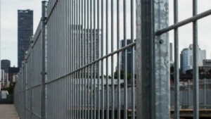 Commercial Fence in commercial area