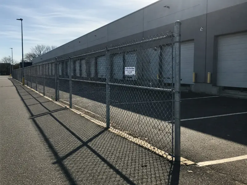 Commercial place Chain link fence installed in buffalo ny