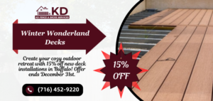 Read more about the article Transform Your Backyard: Save 15% on New Deck Installations in Buffalo Before December 31st!