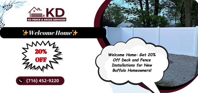 You are currently viewing Welcome Home: Get 20% Off Deck and Fence Installations for New Buffalo Homeowners!