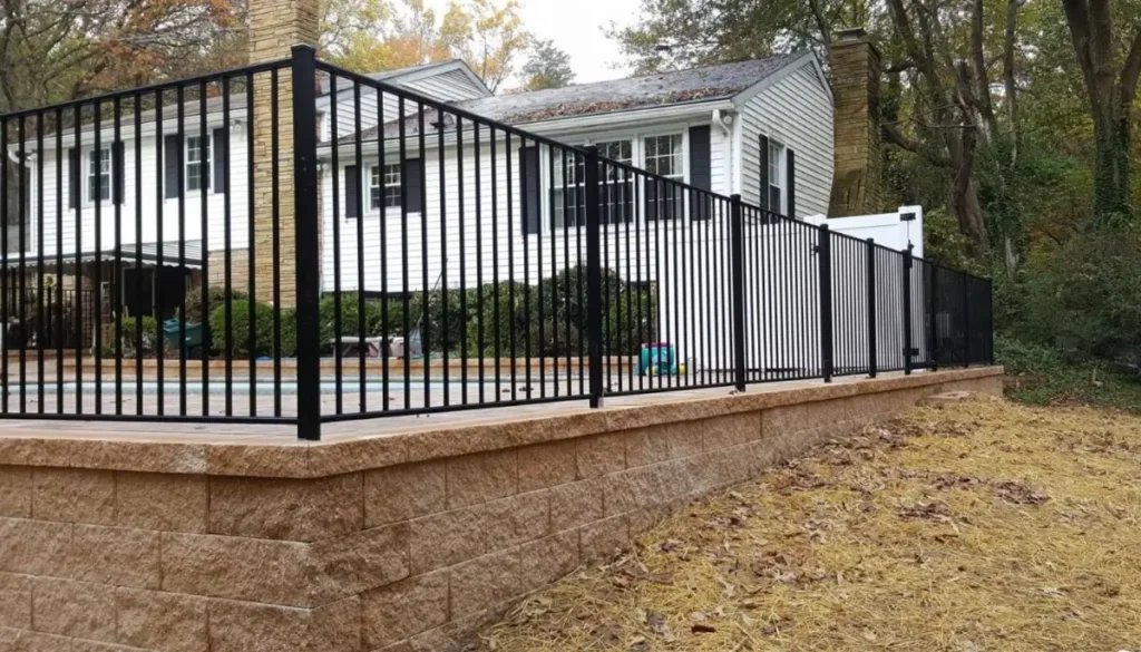 Meta fence installed in buffalo NY area