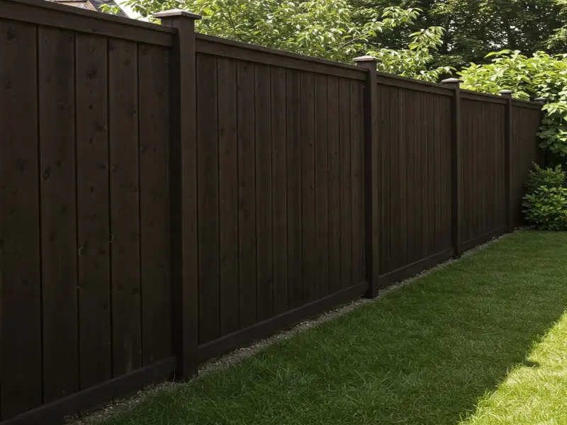 Wooden privacy fence in Residential Property