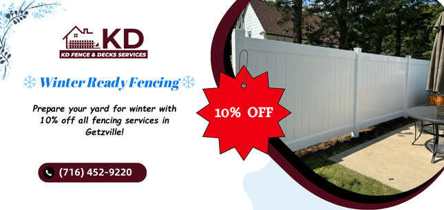 You are currently viewing Winter Ready Fencing: Protect Your Yard with 10% Off Fencing Services in Getzville!