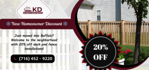 Read more about the article New Homeowner Special: 20% Off Deck and Fence Installations in Buffalo!