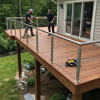 Railing installation