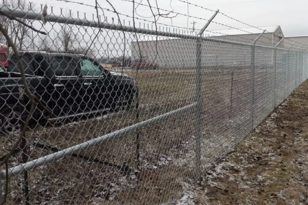 Chain Link Fence around a Commercial Property