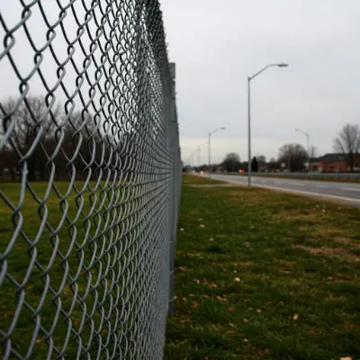 Chain Link Fence in commercial property