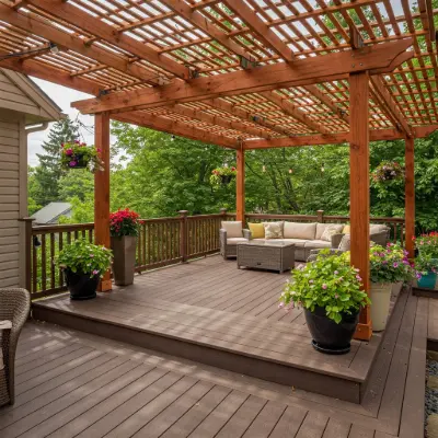 Deck with a Pergola