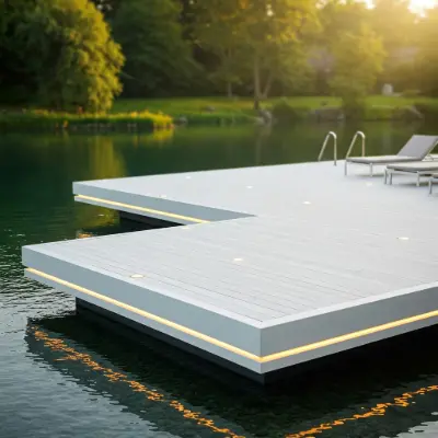 Floating Deck for a Clean, Modern Look
