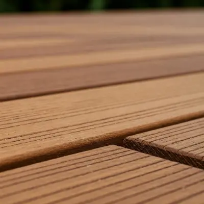 Wood deck material showing natural timber planks ideal for building durable and classic outdoor decking with warm aesthetics