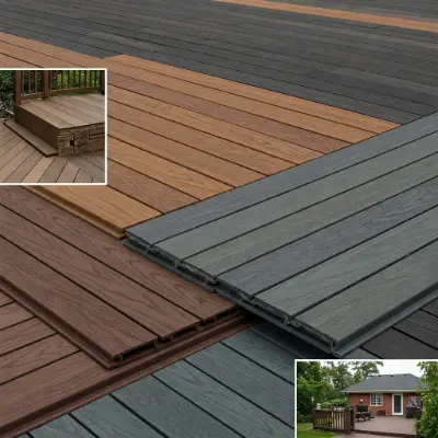 PVC decking materials
