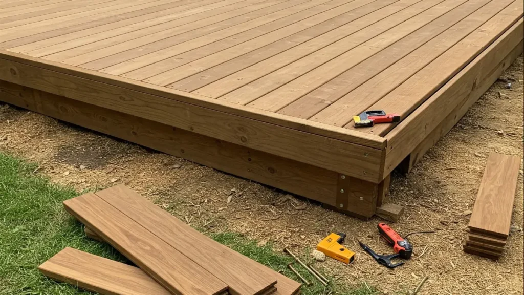 Heat resistant Decking materials With Building Deck