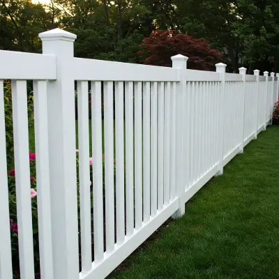 Vinyl Fence in residential property