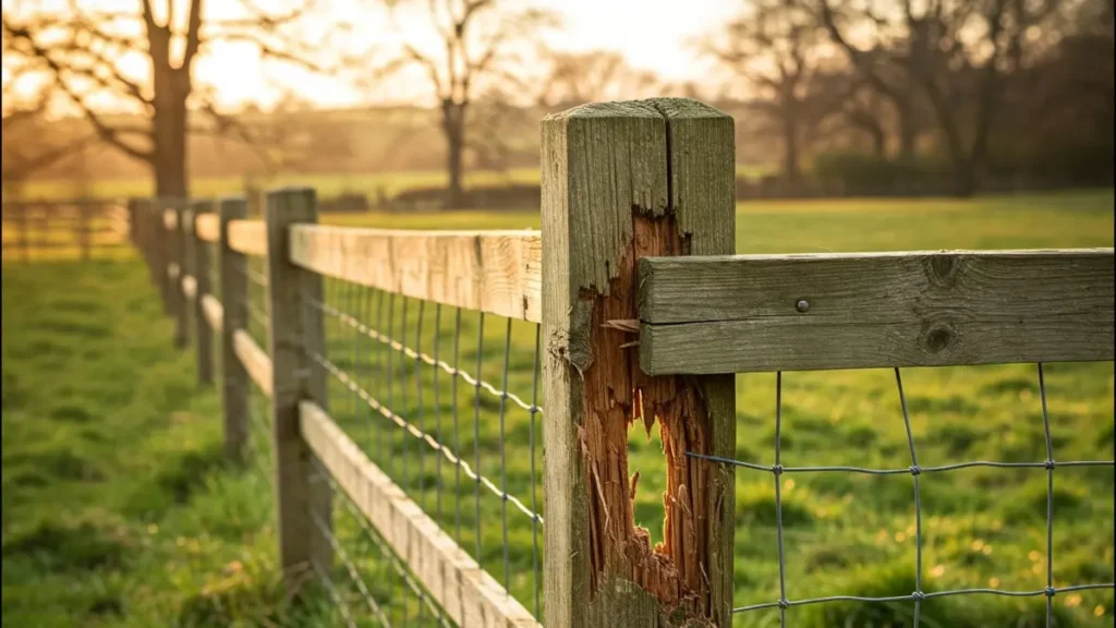 Fence Post Repair need to be done