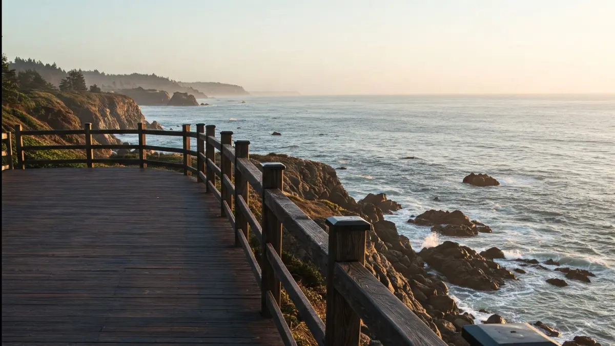 Fence and a deck build in coastal area