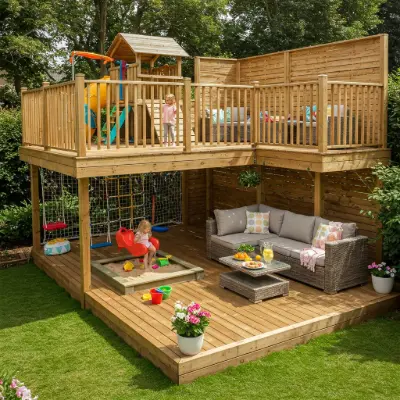 Kids' Play Area multi level Deck