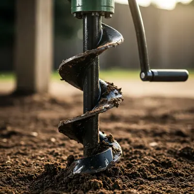 Post hole digger tool