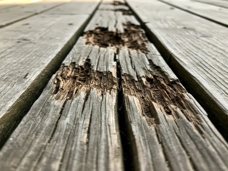 Splintering or Cracking Boards