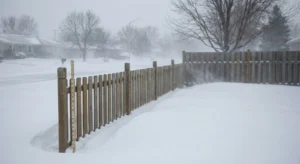 Proper fence height for Rochester NY snow loads and strong wind conditions