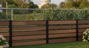 Modern fence materials offering a strong, stylish, and durable design for today’s homes