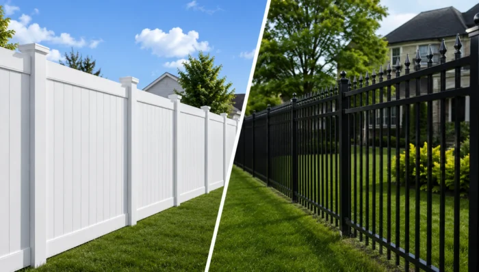 Vinyl Fence vs Aluminum Fence Comparison